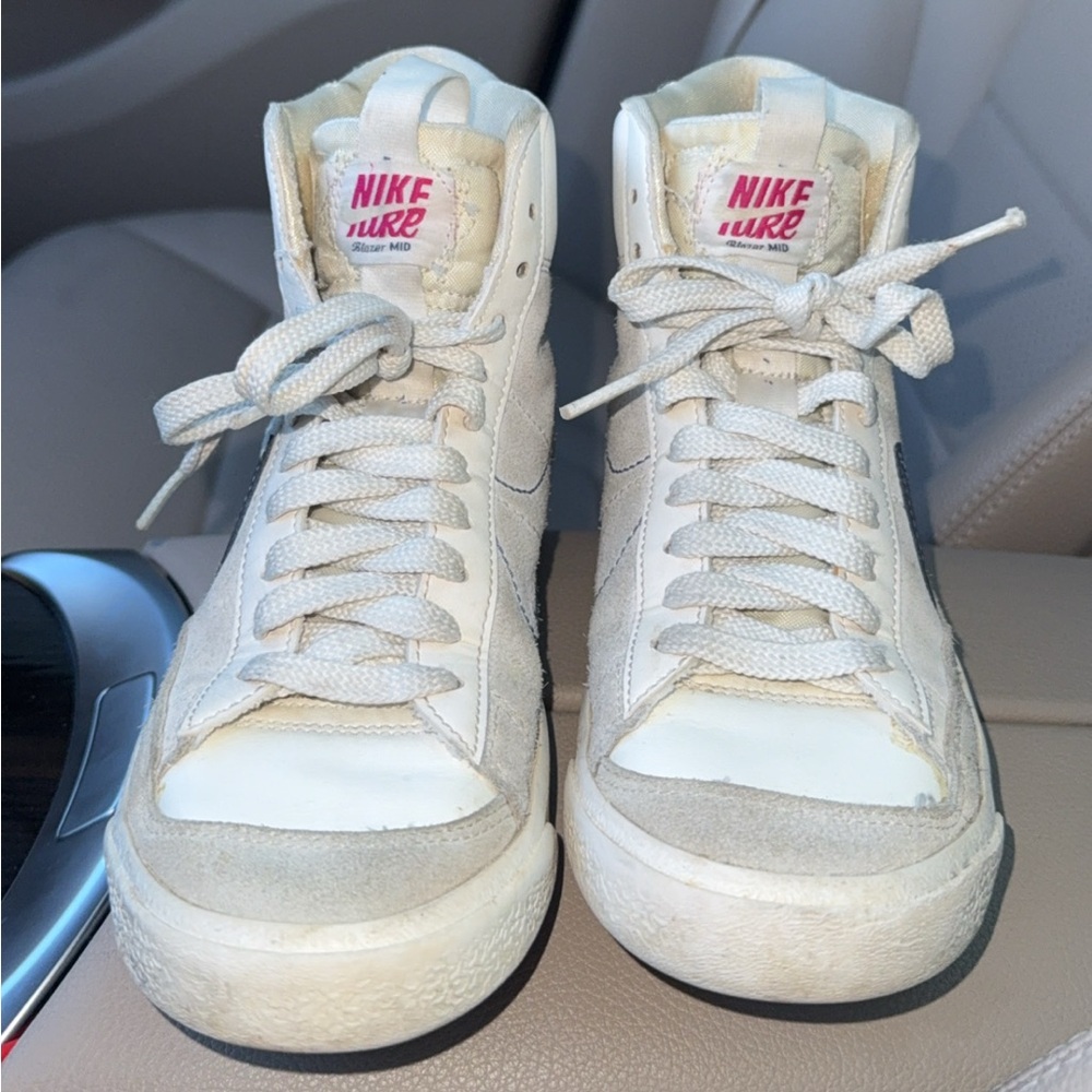 Nike Women's Off-White High-Top Sneakers